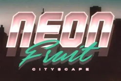 Neon Fruit Cityscape