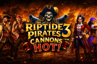 Riptide Pirates 3 Cannons Hot Preview: Three Cannons & Bonus Recharge
