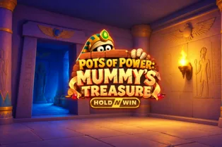 Pots of Power: Mummy’s Treasure Preview: Pre-Bonus Wheel & Lightning Frames