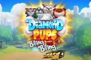 Diamond Pups Bling Bling Smash Pots Preview: Stackable Free Spins