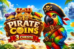 Pirate Coins: 3 Chests – Three Boosters and Coin Collection