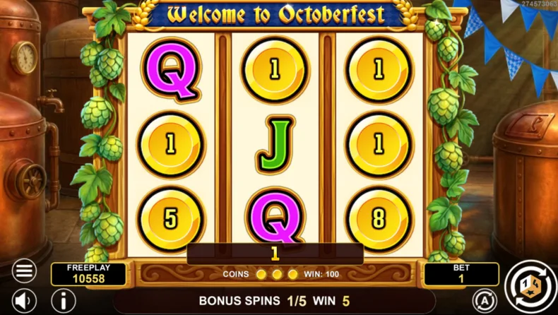 Welcome To Octoberfest Bonus Spins