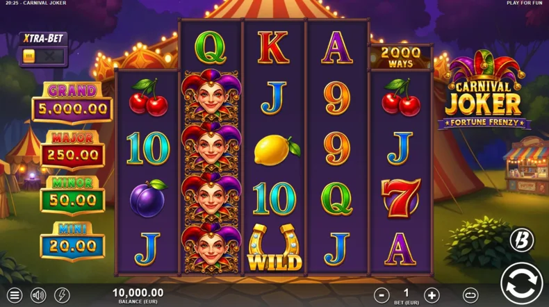 Carnival Joker Base Gameplay