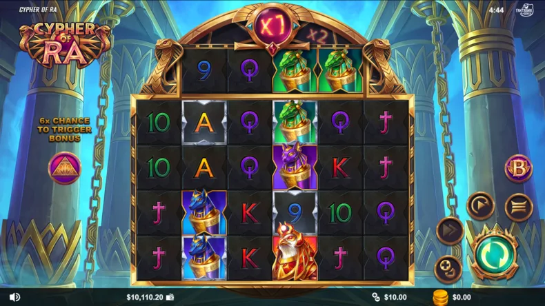 Cypher Of Ra Base Gameplay