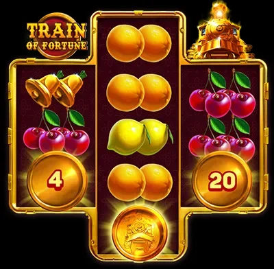 Train of Fortune Bonus and Collect Symbols