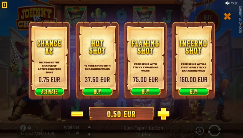 Johnny vs Chicken Buy Bonus