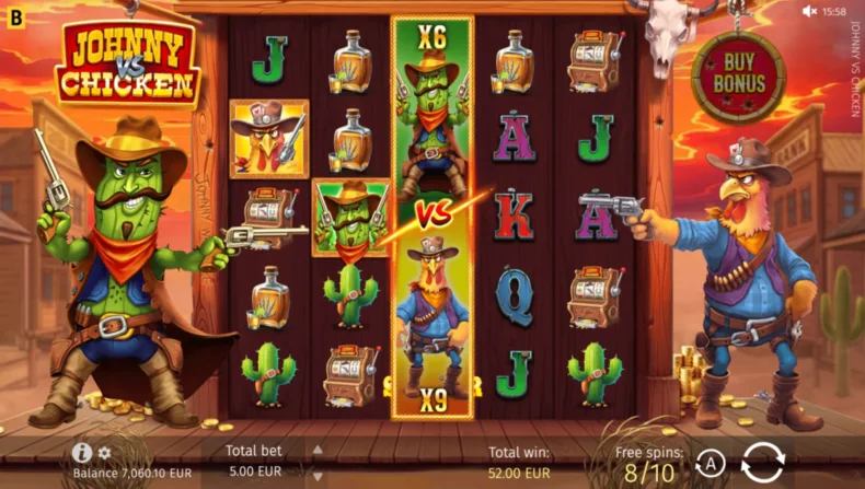 Johnny vs Chicken Multiplier Duel