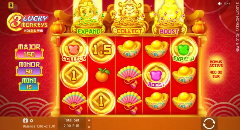 3 Lucky Monkeys Special Coins