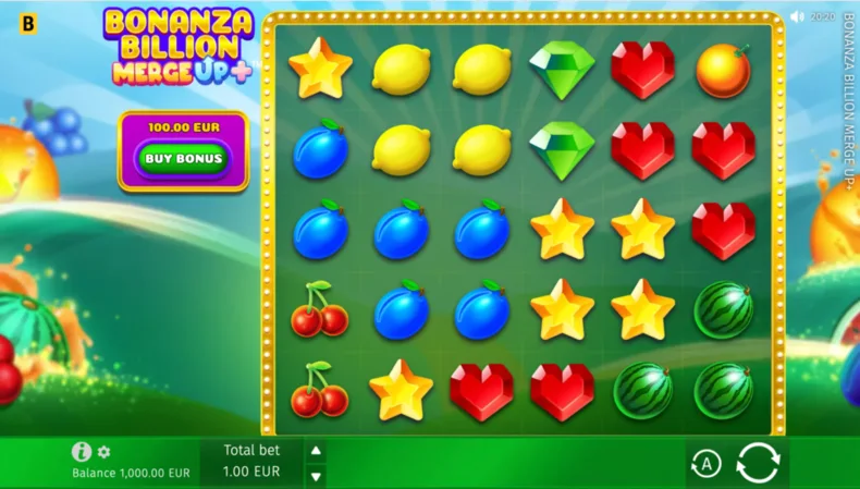 Bonanza Billion Merge Up™+ Base Gameplay