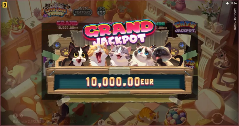 Cats Love Yummy Grand Cats Jackpot