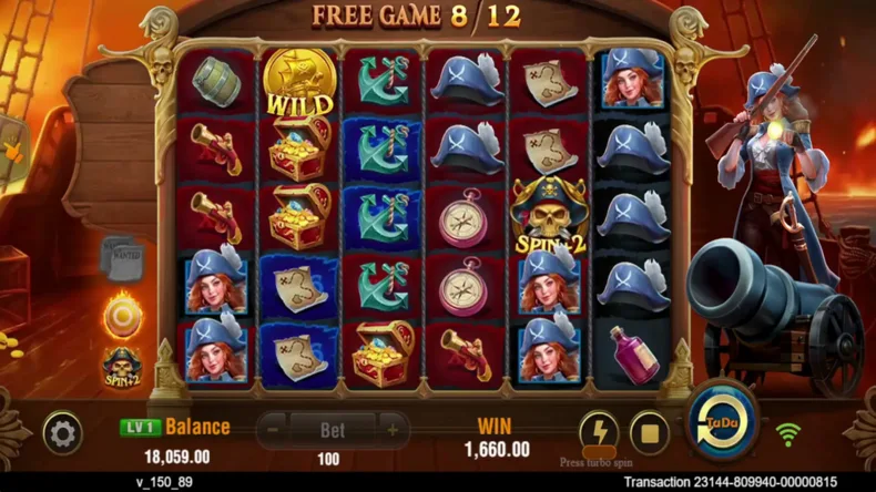 Pirate Queen 9999 Free Game