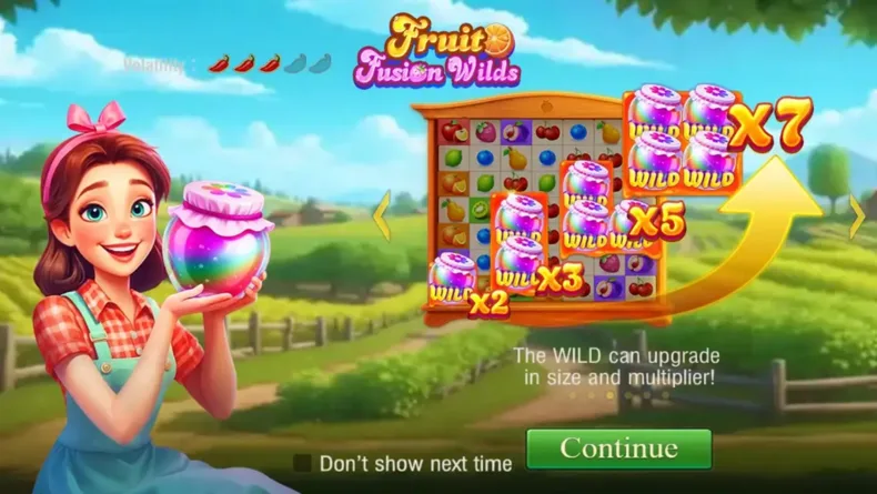 Fruit Fusion Wilds Upgradable WILD