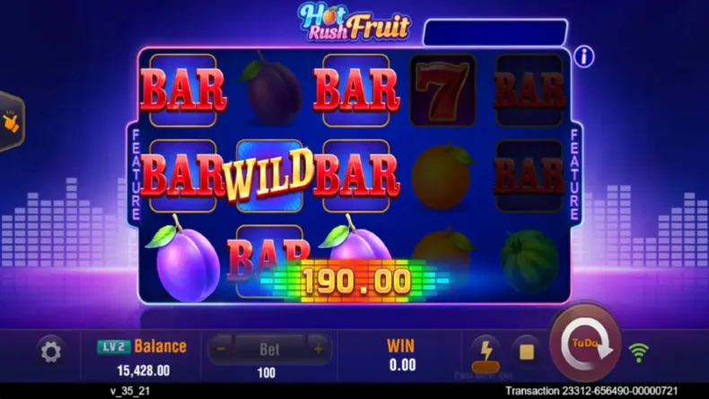 Hot Rush Fruit Main Game