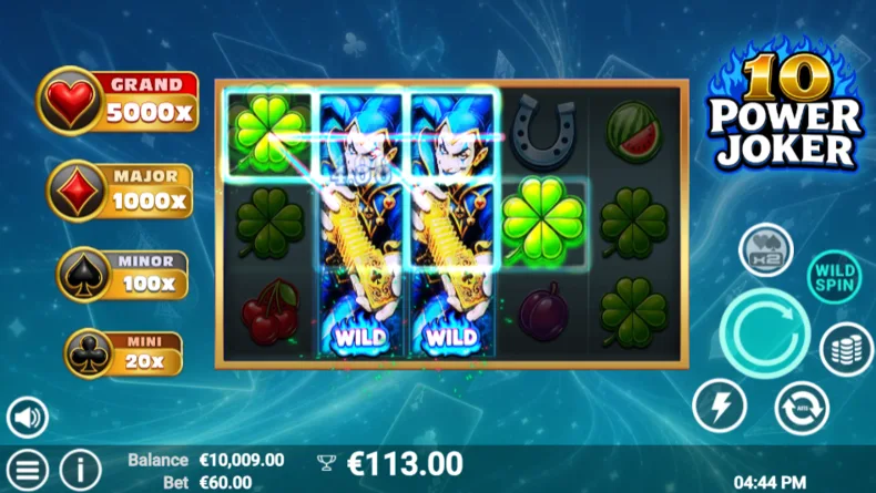 10 Power Joker Expanding Wilds