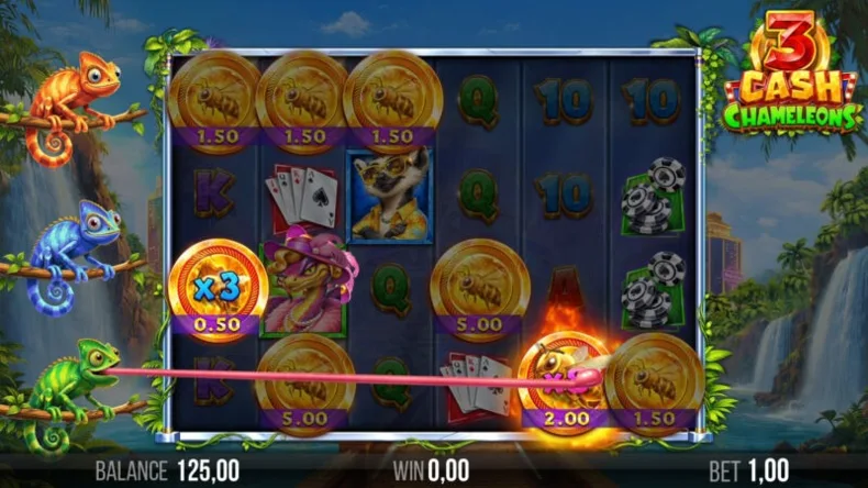3 Cash Chameleons Cash Collection