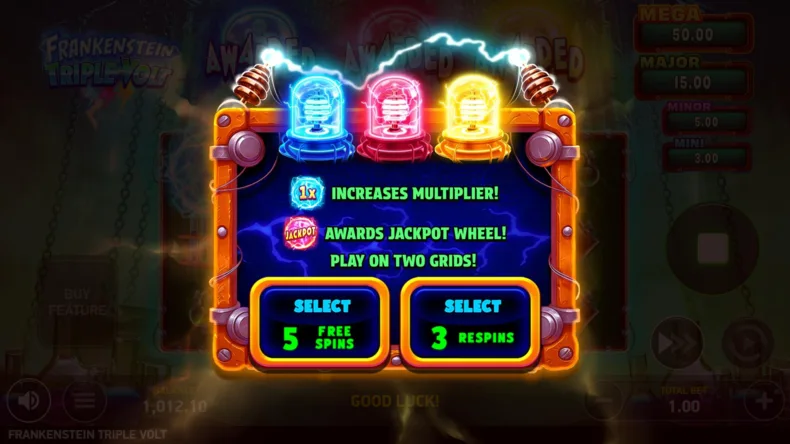 Frankenstein Triple Volt Player’s Choice Feature