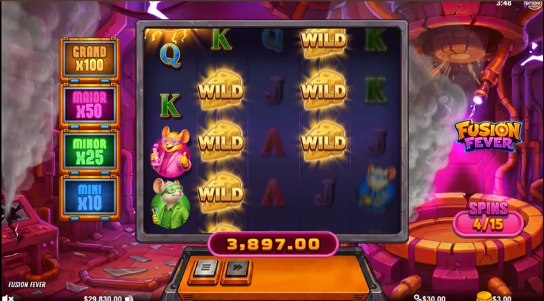Fusion Fever Bonus Spins