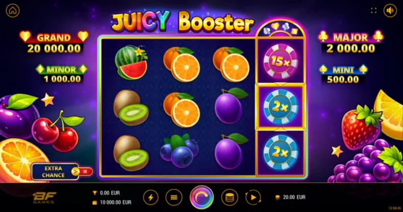 Juicy Booster Base Gameplay