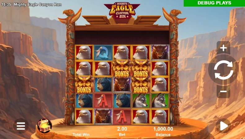 Mighty Eagle Canyon Run Base Gameplay