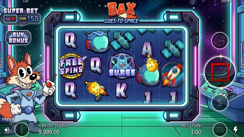 Bax Goes To Space Surge Wild