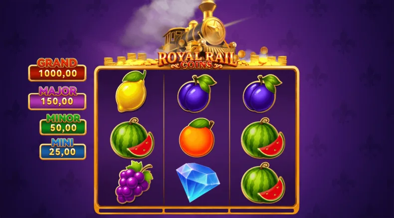 Royal Rail Coins Base Gameplay
