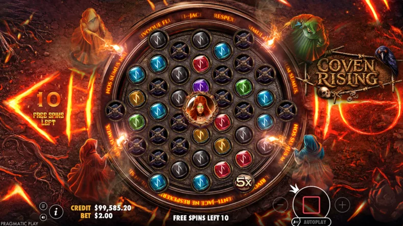 Coven Rising Free Spins