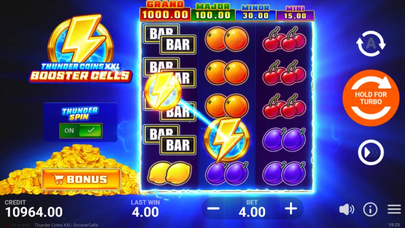 Thunder Coins XXL BoosterCells Thunder Spin