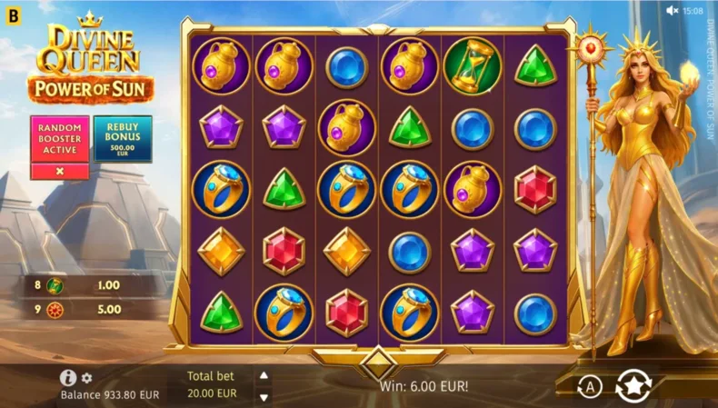 Divine Queen Power of Sun Base Gameplay