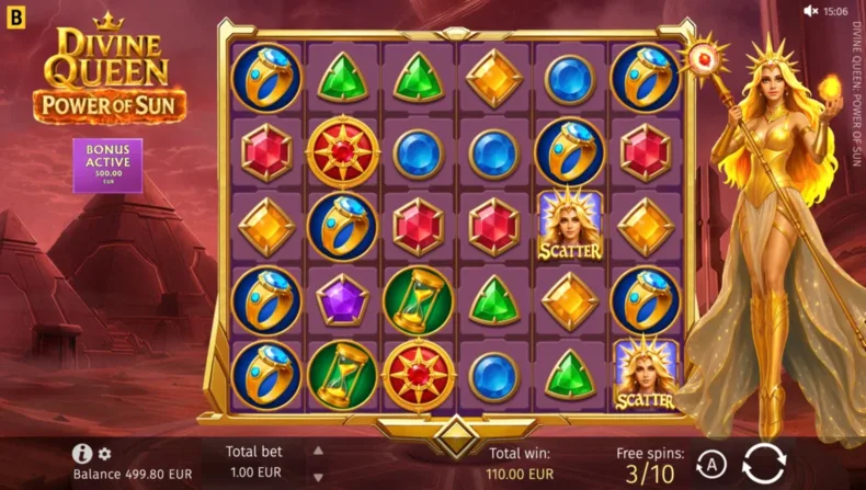 Divine Queen Power of Sun Free Spins