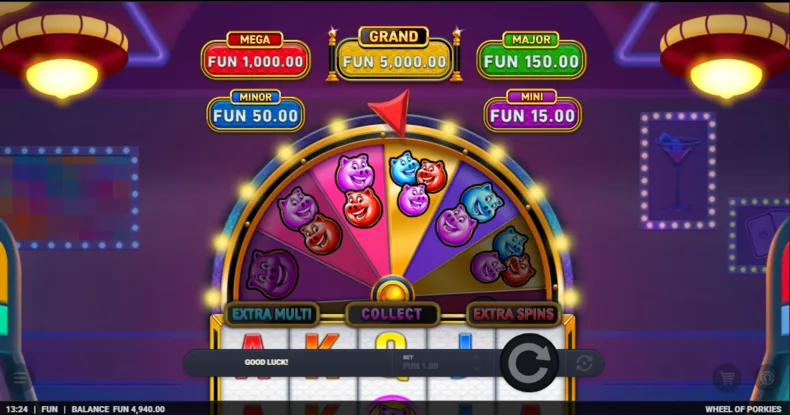 Wheel of Porkies Prize Wheel