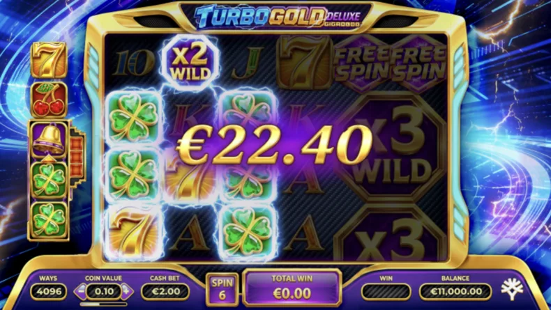 Turbo Gold Deluxe GigaBlox Multiplier Wilds
