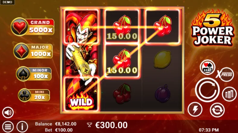 5 Power Joker Expanding Wild