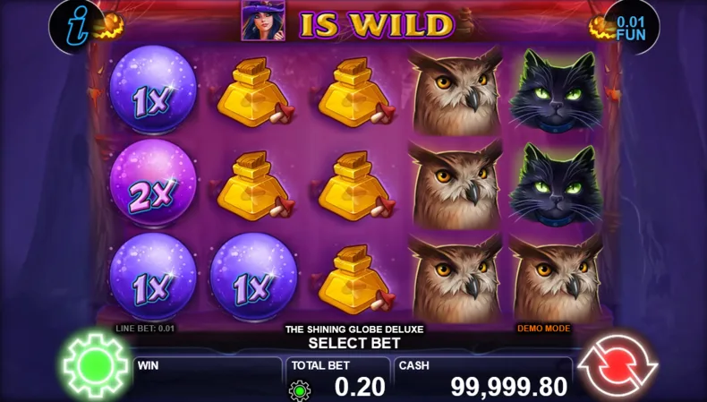 The Shining Globe Deluxe Multiplier Scatters