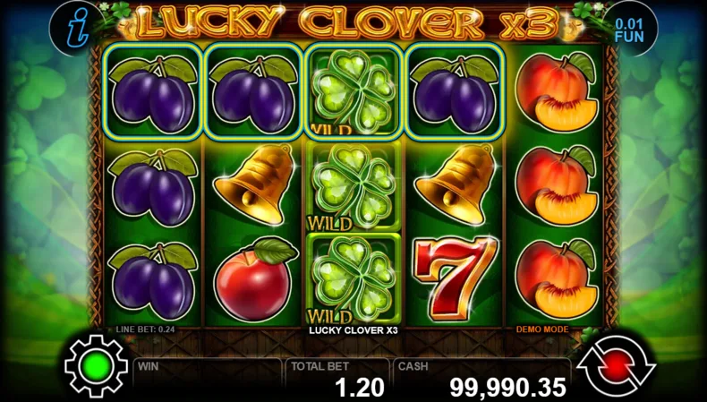 Lucky Clover x3 Full-Reel Wild