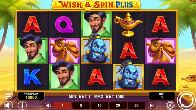 Wish And Spin Plus Base Gameplay