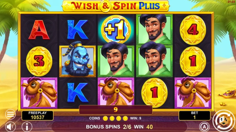 Wish And Spin Plus Bonus Spins