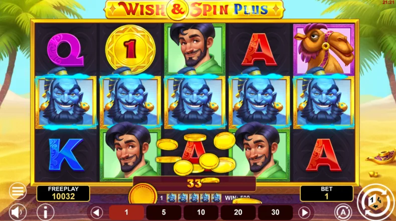 Wish And Spin Plus Jinn Win