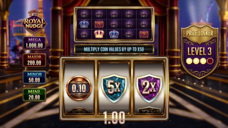 Royal Nudge Coin Multipliers