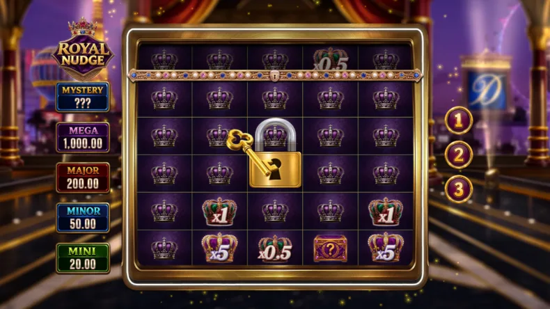 Royal Nudge Gameplay Levels