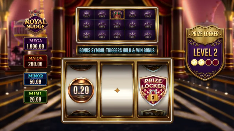 Royal Nudge Prize Locker
