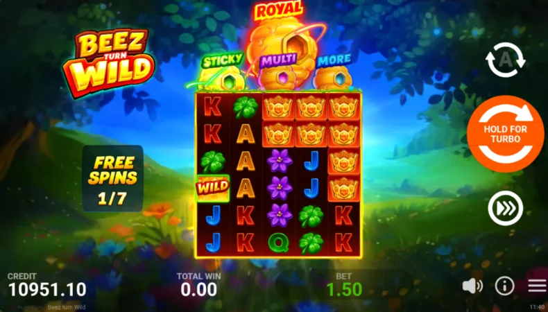 Beez turn Wild Free Spins