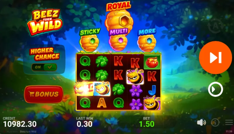 Beez turn Wild Higher Chance