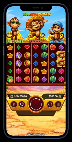 1000 Amigo Monkeys Base Gameplay