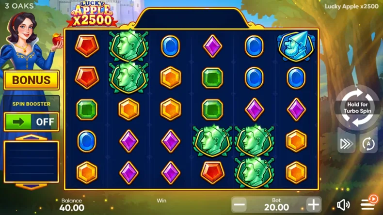 Lucky Apple x2500 Base Gameplay