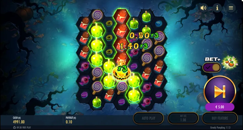 Greedy Pumpking Multiplier Wild