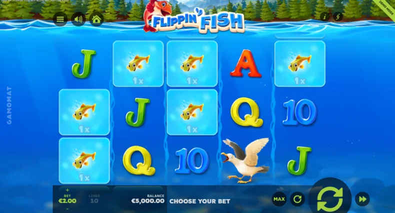 Flippin Fish Base Gameplay