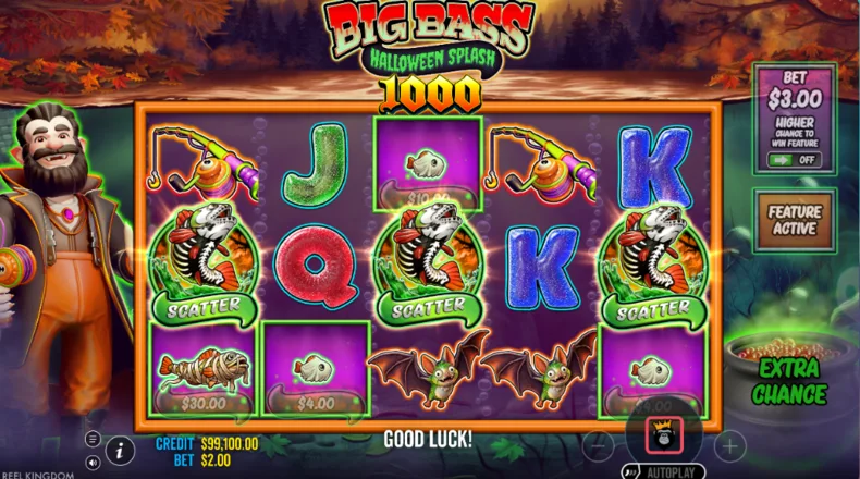 Big Bass Halloween Splash 1000 Free Spins Trigger