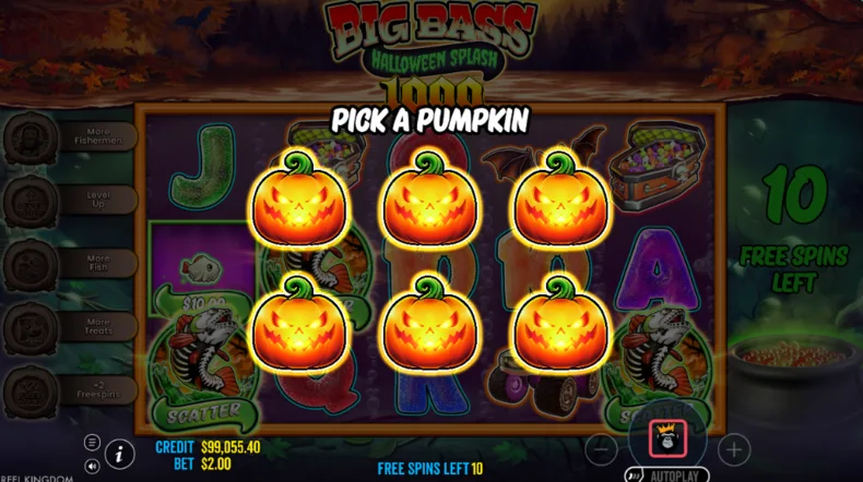 Big Bass Halloween Splash 1000 Pumpkin Pick