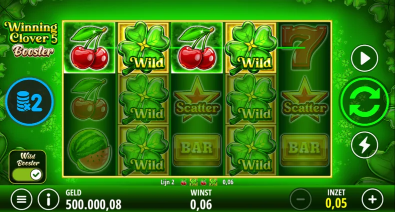 Winning Clover 5 Booster Expanding Wild
