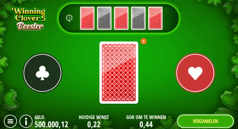 Winning Clover 5 Booster Gamble